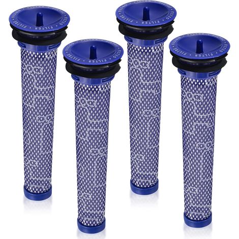 4 x Filtre Kompatibel Mit Dyson V6 V7 V8, Waschbar Ersatzfilter Pre-Filter Kompatibel Mit Dyson DC58 DC59 DC61 DC62 DC74 Animal Prol Part 965661 01 Ersatz Staubsaugerzubehör Teile Zubehör Ersetzen