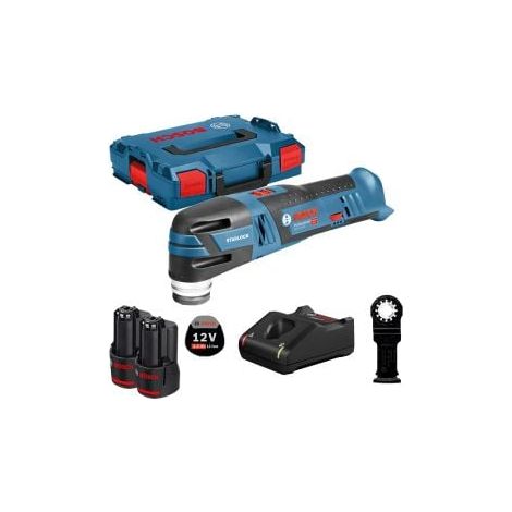 Bosch  Akku-Multi-Cutter  GOP 12V-28  / 2x  3,0 Ah  Akku  + Ladegerät  in L-Boxx