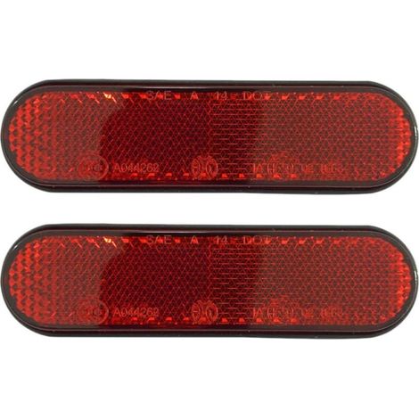 KICHOUSE Luces para Moto LED de 24 LEDs, Réflecteurs Traseros (1/5)