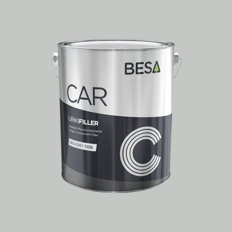 Apprêt monocomposant pour carrosserie Urki Filler 1L – Séchage rapide 2h – Pouvoir garnissant 60μm – Repeint avec tous types de peinture – Besa (1/2)