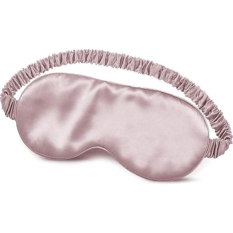 Masque pour les yeux en soie d'ombrage (rose),