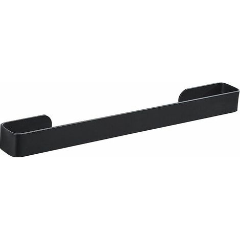Porte-serviettes pour salle de bain et cuisine, finition noire (1/5)