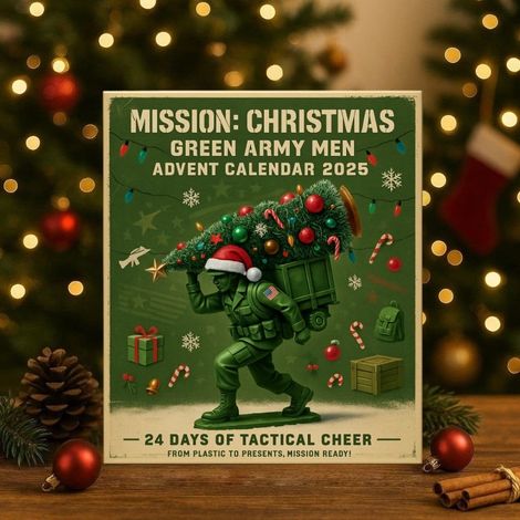 Soldat En Acrylique - Calendrier De Lavent À 24 Jours - Décoration De Noël - Figurines Militaires - 24 Pièces (1/3)