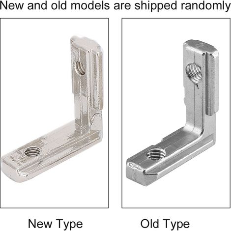 Profilé en L en aluminium pour raccord de coin intérieur avec supports en acier au carbone (EU-2020) (1/5)