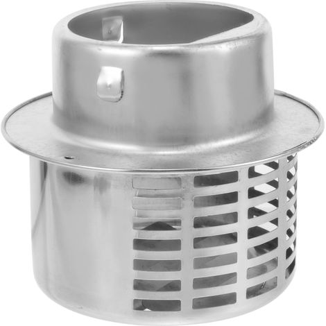 Chapeau de Ventilation pour Conduit Évacuation Fixation Murale Extérieur Anti-pluie (1/5)