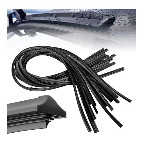 Caoutchouc Essuie Glace 800 mm Universel, Coupe sur Mesure Windscreen Wiper Blades Caoutchouc, Convient à Plupart Des Véhicules, Design Sans Armature (1/5)