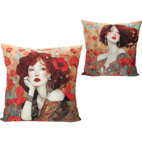 Carmani, almohada con relleno/cremallera 50x50cm - Laura Lozano/ Lady`s Floral Symphony (1/3)