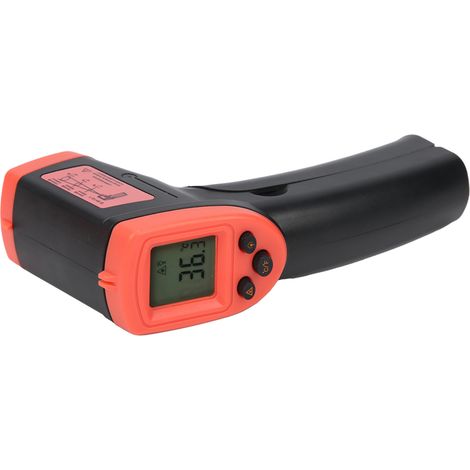 HW600 Berührungsloses Thermometer LCD Infrarot Digitales Temperaturmessgerät (Rot) (1/5)