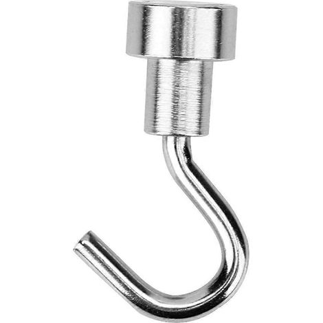 10 Stück F10 Magnethaken Rostfrei Hochleistungs-Magnethaken für Zuhause Küche Arbeitsplatz (E10)