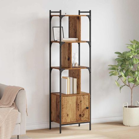 vidaXL  Bookcase  Old Wood 44.5 x 30 x 154.5 cm Engineered Wood