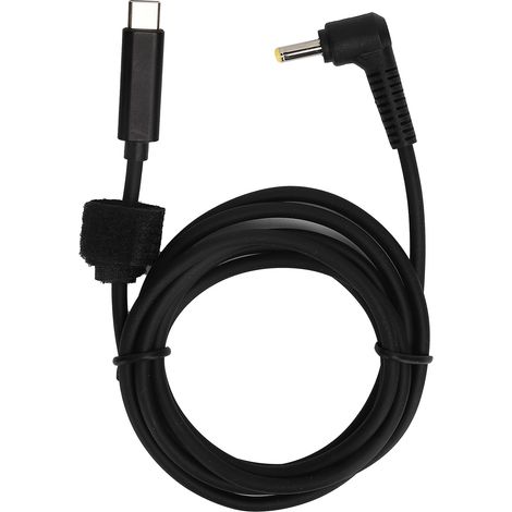 Câble d'alimentation PD vers DC Type C Mâle à Coude pour Ordinateur Portable 3A (1/5)