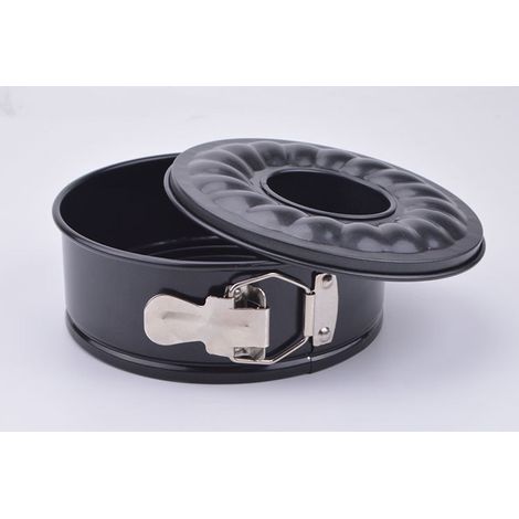 Moule à gâteau rond en forme de cheminée, en forme de citrouille et d'œuf, de 18 cm de diamètre, en acier inoxydable (1/5)