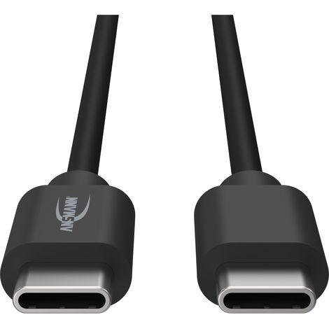 ANSMANN Hochwertiges Typ-C Daten- und Ladekabel, USB-C auf USB-C Kabel, 120 cm (1/5)