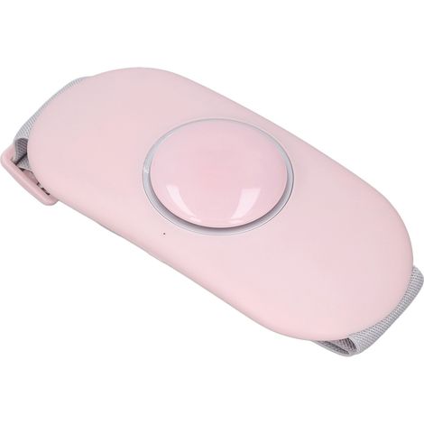 Coussin chauffant abdominal portable et sans fil avec fonction de chauffage rapide – ceinture abdominale pour soulager la douleur, rose. (1/5)