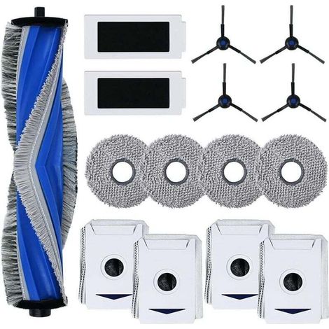 T30 Pro Omni Accessory Kit for Ecovacs Deebot T30 PRO Omni Robot Vacuum, 1 Main Brush, 2 HEPA Filters, 4 Pads (1/4)