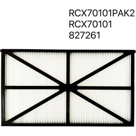 Filtre Panneau - Pour Robot Piscine Hayward Tiger Shark Aquavac Evac Powershark - 29 x 17 x 1,6 cm - Lot de 1 (1/2)