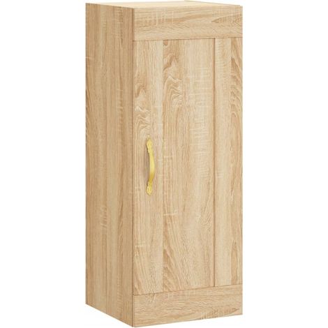 Maison Exclusive - Mobile a Parete Rovere Sonoma 34,5x34x90 cm Legno Multistrato