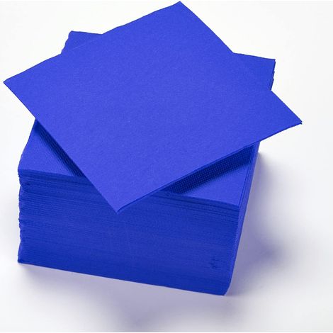 LE NAPPAGE ARTS DE LA TABLE 50 tovaglioli microgoffrati 24x25 cm 2V 100% Nature Blu Scuro - FSC, 71308 (1/2)