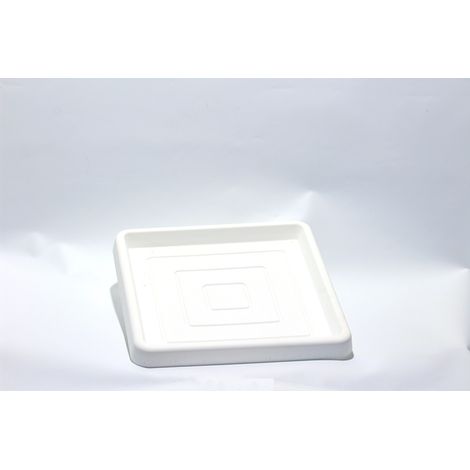 Sottovaso Quadro in Resina 70 cm. Bianco