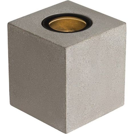 Luminaire mobile extérieur carré gris CONCRETO GU10 10 W max 240V IP 65 - SLV 1006409 (1/5)