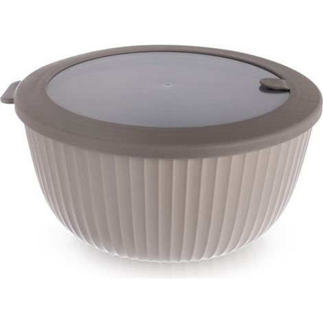 Ciotola da cucina con coperchio per mescolare, frullare, impastare, lavorare la pasta, 2,5 l (1/5)