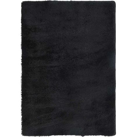 Maison Exclusive - Teppich Shaggy Hochflor NAVARRA Schwarz 200x29