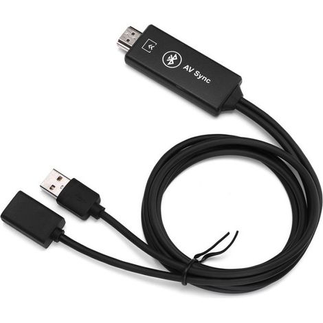 1 Câble adaptateur USB vers HDMI, résolution 1920x1080p, synchronisation audio vidéo, pour smartphone Android et iOS (1/5)