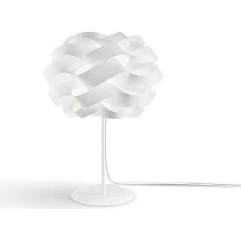 Lampada Da Scrivania-Ufficio Moderna Cloud Polilux ® Bianco E Metallo 1 Luce E14 (1/2)