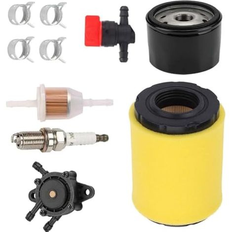 Compatible avec le filtre à air MIU14395 et la pompe à carburant de remplacement pour tracteur tondeuse à gazon John Deere D110 D130 D140 D160 D170 D125 L105 L107 (1/4)