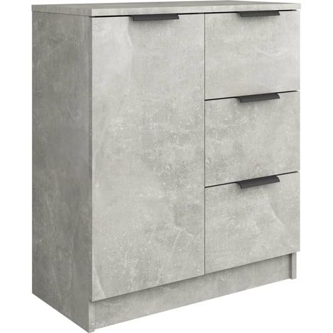 Sideboard Betongrau 60x30x70 cm Holzwerkstoff vidaXL