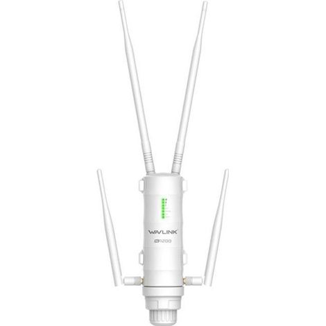 AC1200 Répéteur /Extenseur de Wifi extérieur/ point d'accès de haute puissance bifréquence avec antennes PoE (1/4)