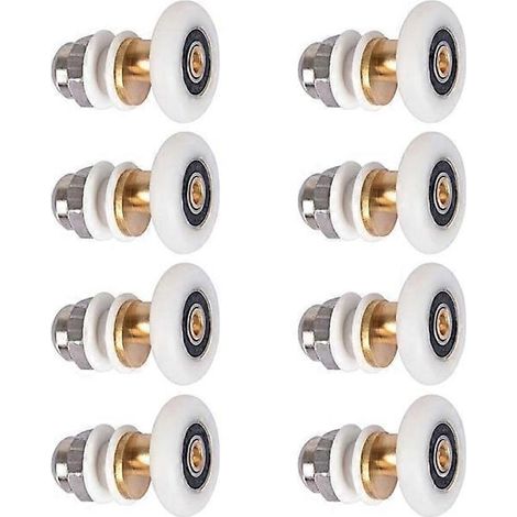 Roulettes pour porte de douche, roulettes pour porte coulissante, poulie pour porte de cabine de douche (1/5)