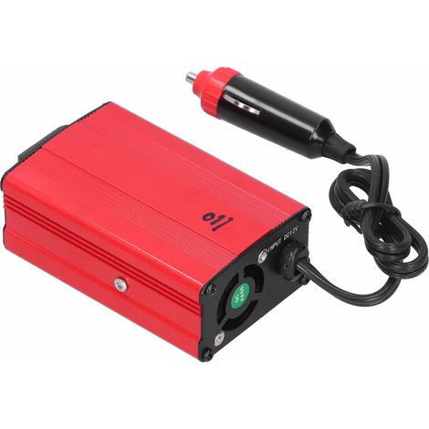 Convertisseur de puissance 300 W avec deux ports USB pour voiture, maison et extérieur, conversion CC 12 V vers CA (1/5)