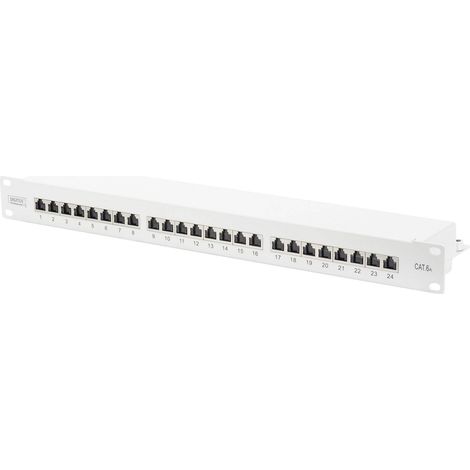 Panneau de brassage 24 ports Digitus DN-91624S-EA CAT 6a 1 UH R42434 (1/3)