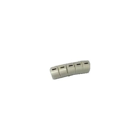 Repère câble RS PRO, Ø câble 3 4.2mm, Noir sur Blanc ( Prix pour Sachet de 250 )