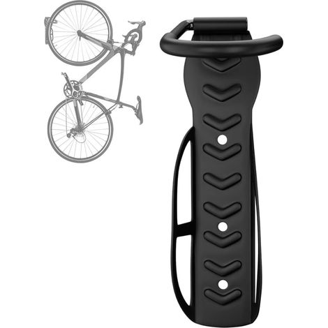 Portabici da Muro e Parete Gancio Pieghevole per Garage e Cantina Supporto per Bici Verticale in Acciaio Salvaspazio (1/5)