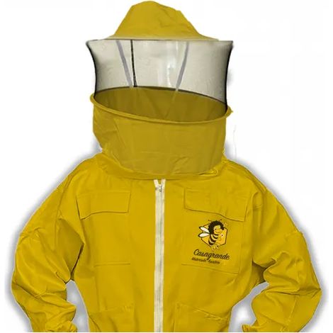 Art.1032GL Maschera a velo rotonda su camiciotto, cappuccio staccabile