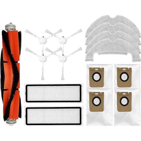 Compatible avec les accessoires de rechange D10 Plus/RLS3D/Z10 Pro/L10 Plus : brosse rotative principale, brosse latérale, filtre HEPA, balai, sac à poussière, etc. (1/5)