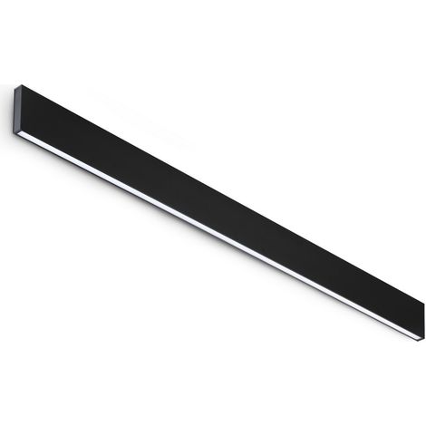 Ideal Lux STEEL Applique murale LED intégrée noire 3800 lm 4000 K à intensité variable