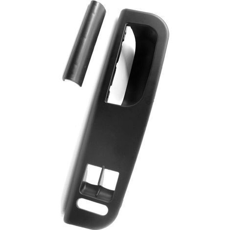 Pannello di copertura interno della maniglia della portiera anteriore sinistra dell'auto, striscia laterale decorativa di ricambio per VW Golf IV Bora Passat 1998-2005, nero (1/5)