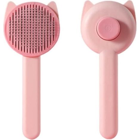Brosse - Clean Pet - Brosse à poils - Antidérapante - Confortable - Pour chiens et chats (1/4)