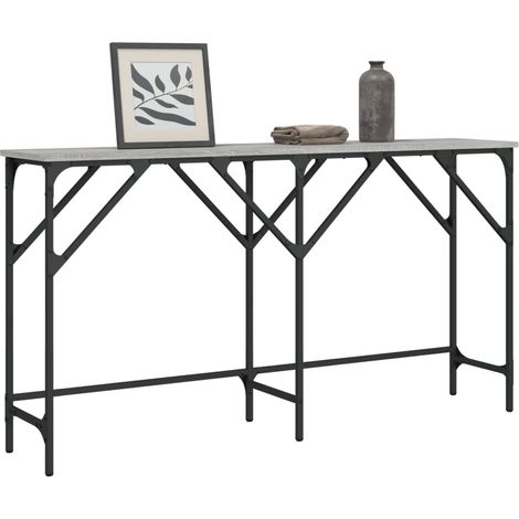 Konsolentisch Grau Sonoma 140x29x75 cm Holzwerkstoff