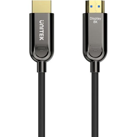 Câble optique HDMI 2.1 AOC Unitek C11085GY01-10M (1/2)