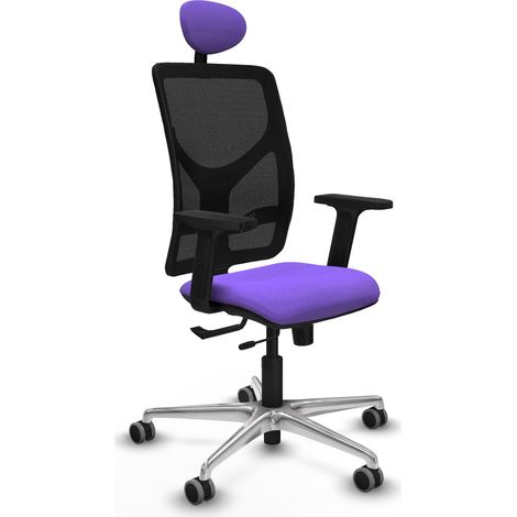Silla de oficina piqueras y crespo Motilla negro tela (1/2)