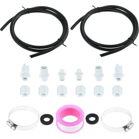 Deux ensembles Pour Hayward Clx220ga Cl220 hors Ligne chimique Feeder Connexion Lot avec selle Clamp (1/4)