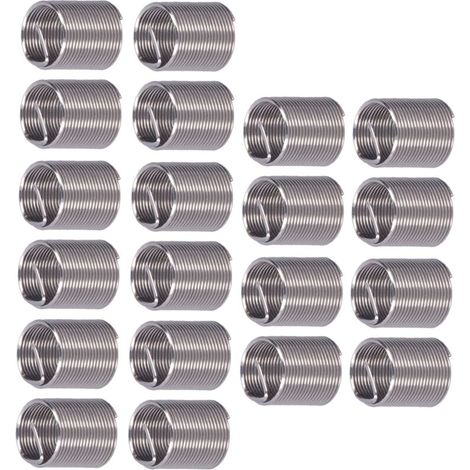 20 Stück M12 x 1 Gewindeeinsatz-Reparaturmutter-Reduzierwerkzeug-Spiralverlängerung