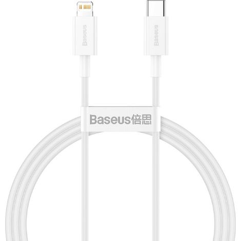Baseus Superior Series USB-C auf Lightning Kabel, 20W, PD, 1m (Weiß) (1/5)