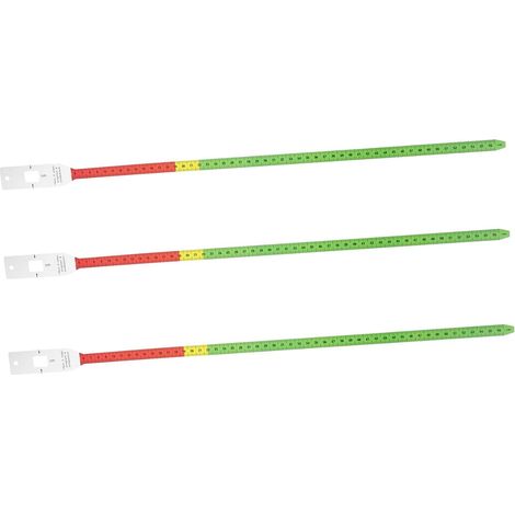Veemoon Ruban Mètre Pédiatrique 56 CM en Polypropylène PP, Flexible et Léger, Ensemble de 3 Pièces Colorées pour Mesurer Tour de Tête et Tour de Bras, Outil de Mesure Précis pour Bébé et (1/5)