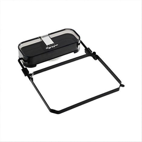 Égouttoir d'évier à ventouse noir, passoire de coin pour cuisine, filtre de drainage mural, accessoire de plomberie, grille anti-débris, 1 pièce. (1/5)