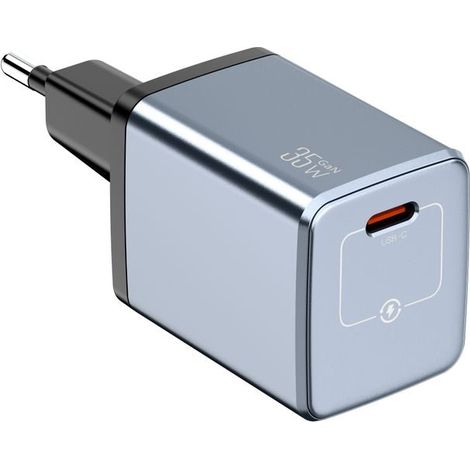 Caricabatterie rapido NEXTBATT 35W USB-C/USB-A - Nero/Grigio